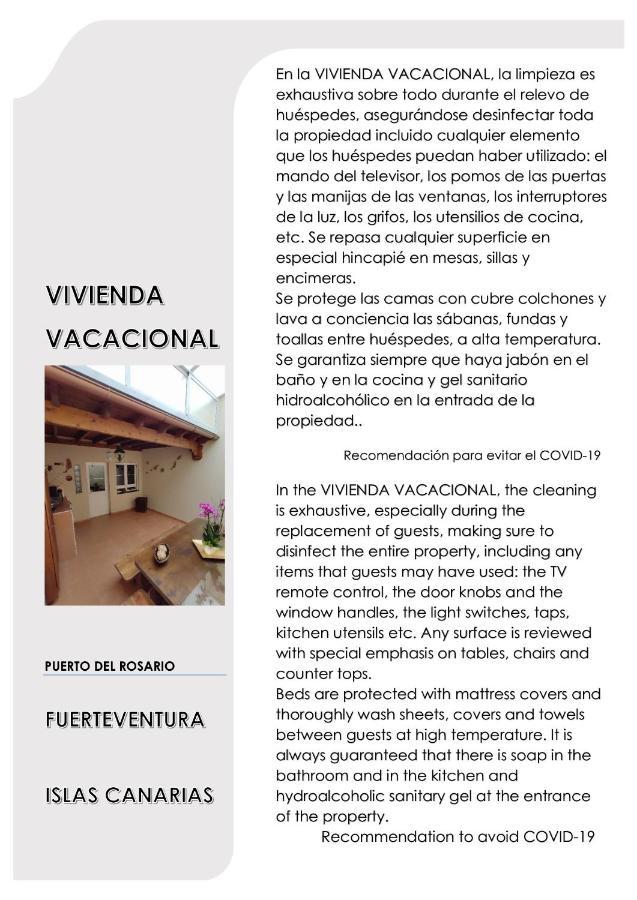 Vivienda Vacacional Leilighet Puerto del Rosario  Eksteriør bilde